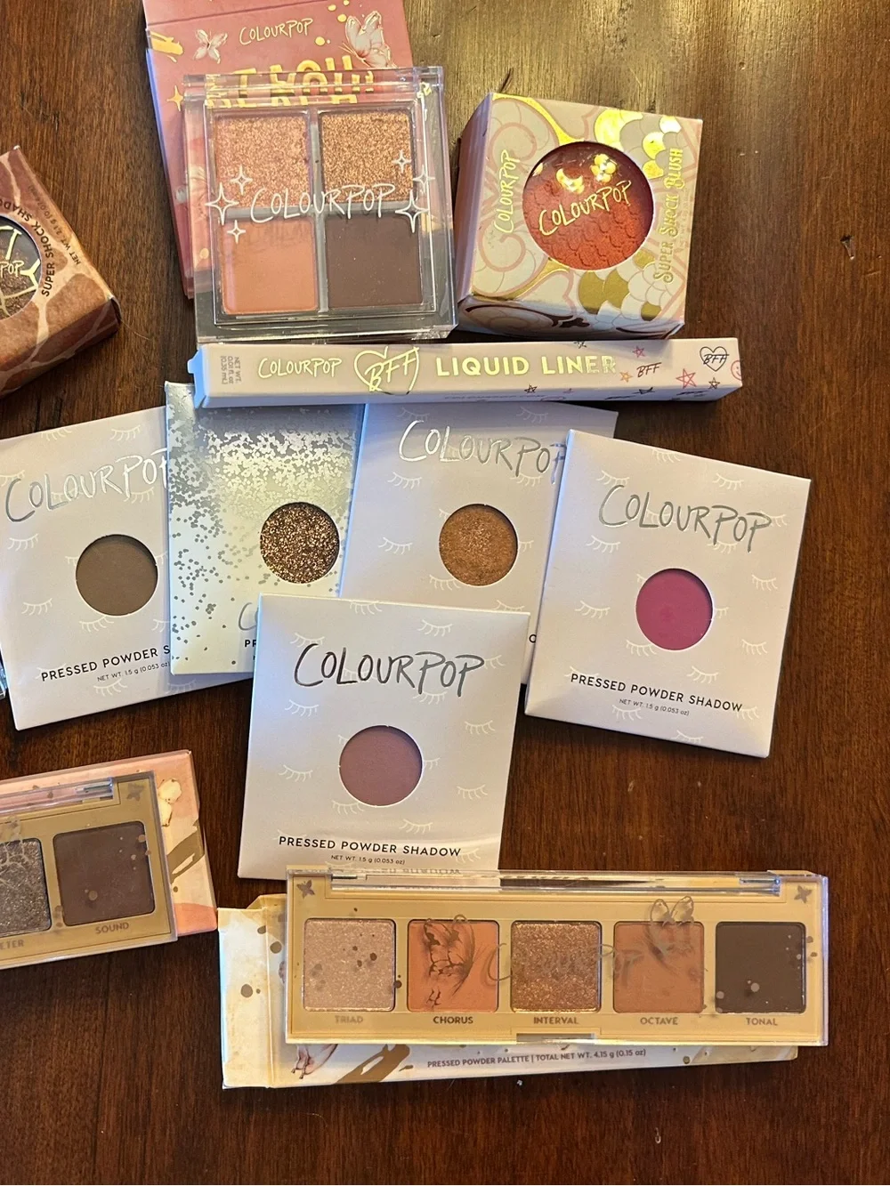 Colourpop assortment pressed